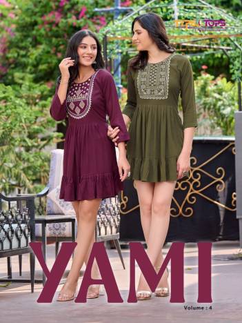 Yami Vol 4 By Tips & Tops Designer Summer Wear Short Top Collection